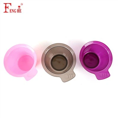 Spalvoti dubenys plaukų salonui